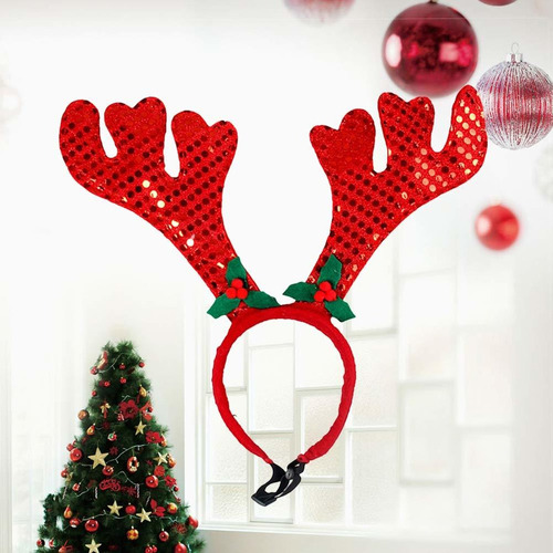 ¡ Accesorio Para Disfraz De Cabeza De Navidad Con Diadema