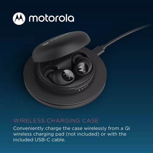 Motorola Moto Buds 100 - Auriculares Bluetooth verdaderos inalámbricos con  micrófono, ligeros, resistentes al agua IPX5, control táctil, ajuste cómodo