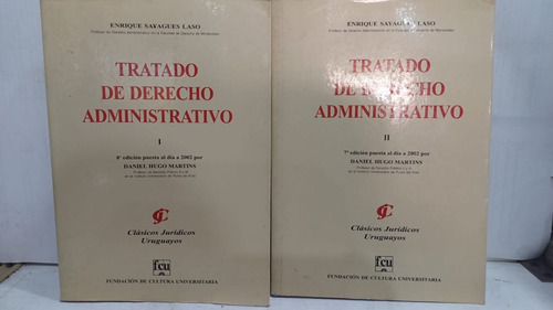 Tratado De Derecho Administrativo  Tomo 1 Tomo 2 