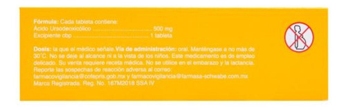 Ursofalk T500 500 Mg Caja Con 30 Tabletas