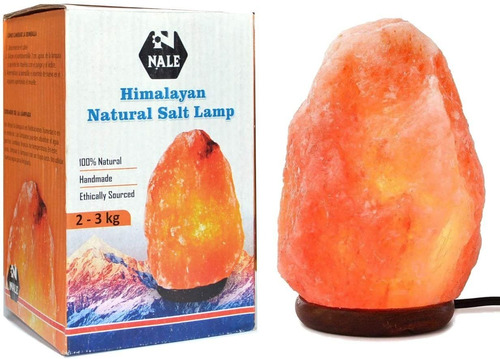 Veladora Lampara De Sal Luz Del Himalaya - 2 A 3 Kg Original