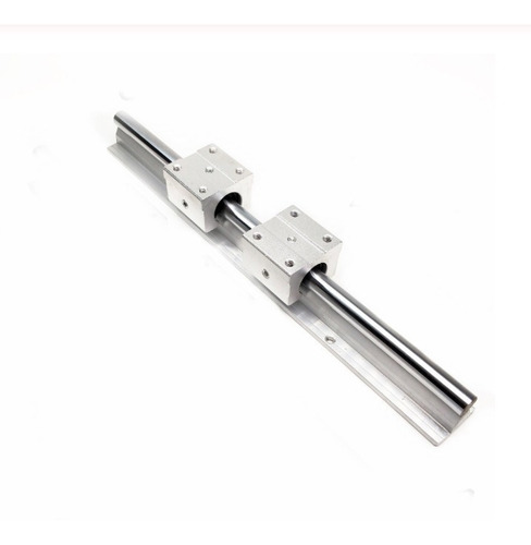 1 Guia Lineal 12mm,sbr12, 1200mm, Con 2 Chumaceras,
