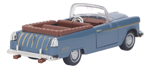 . Coche Azul Con Batería Modelo 1:32 Convertible Deportivo