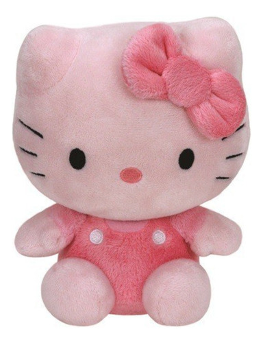 Peluche Suave Rosa De Hello Kitty  Ty 15 Cm