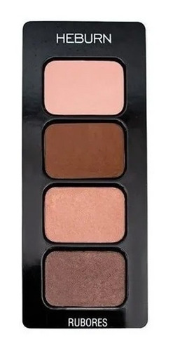 Heburn Maquillaje Profesional Paleta Rubores 4 Tonos Cod 944