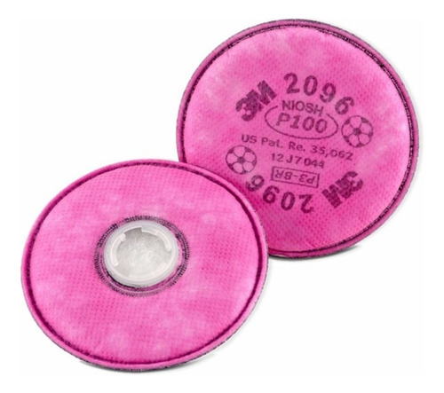 Par -filtro De Ar 3m 2096 - Combinado Classe P3/p100 #hb0045