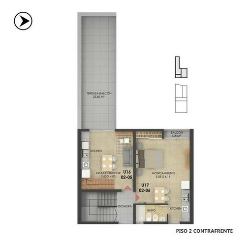 Imagen 19 de 23 de Departamento Monoambiente En Venta - Centro, Rosario