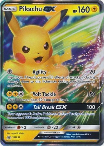 Pikachu Gx Sm232 Promo Ultra Raro Pokemon Tcg