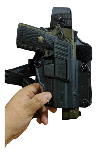 Piernera Universal Arma Corta Tactica Cytac Holster Derecha