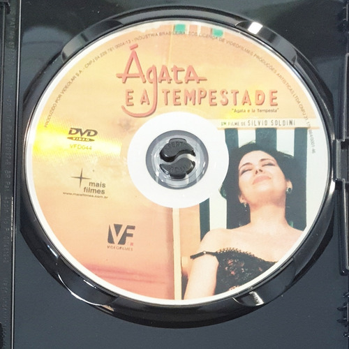 Dvd Ágata E A Tempestade Licia Maglietta Impecável Original