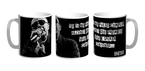 Taza De Plastico Indio Solari Frases #01