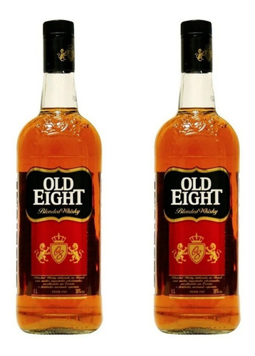 Kit 2 Whisky Old Eight 900ml Cada
