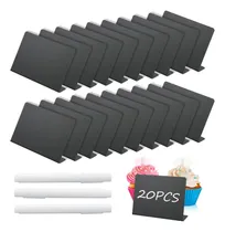 Comprar 20 Letreros De Pizarra Mini De Pizarra Para Comida, Etiqueta