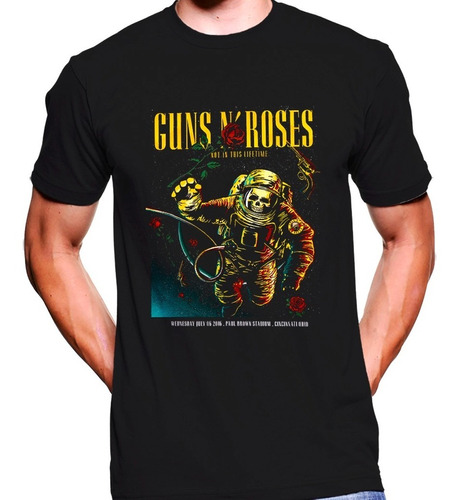 Camiseta Estampada Premium Guns And Roses Gnr 0017