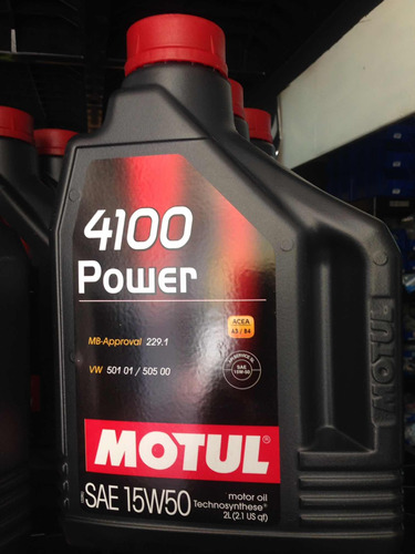 Aceite Motul 4100 Power 15w50 2l