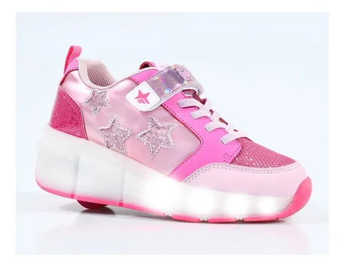 Zapatillas Nena Nene Con Ruedas Y Luces Led 7.889