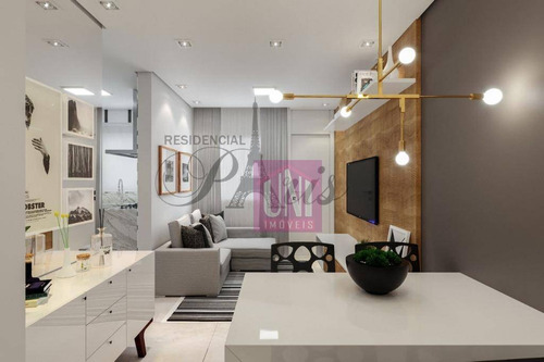 Imagem 3 de 7 de Sobrado Com 2 Dormitórios À Venda, 69 M² Por R$ 359.000,00 - Vila Valparaíso - Santo André/sp - So0704