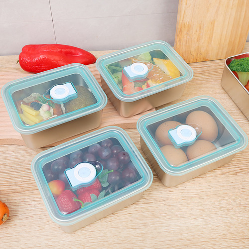 Contenedor De Almacenamiento De Alimentos De Acero Inoxidabl