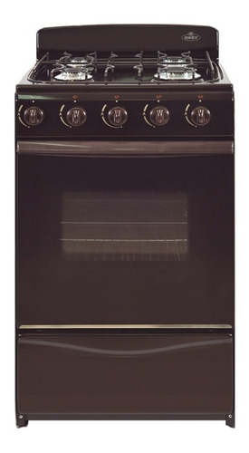 Cocina Ormay Okey Petit Marron 4 Hornallas C/horno Multigas