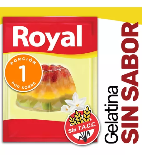Gelatina SIN SABOR 14 grs ROYAL – Supermercado Roldan