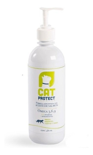 Cat Protect 480 Ml Aceite De Salmón Para Gatos Omega 3,6,9