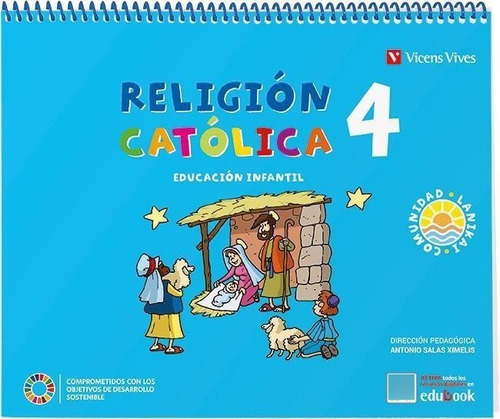 Libro: Religion Catolica 4 Años (comunidad Lanikai). Alvarez