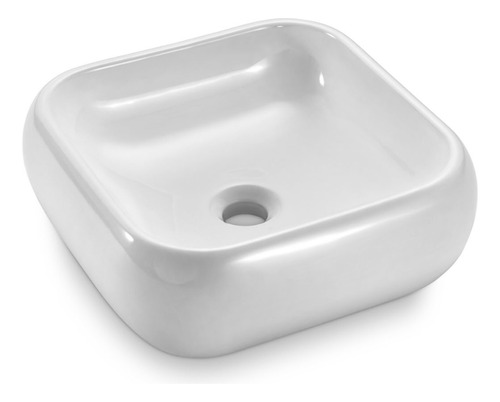 Cuba De Apoio Quadrada 37cm Branca Pia Banheiro Lavabo Icasa