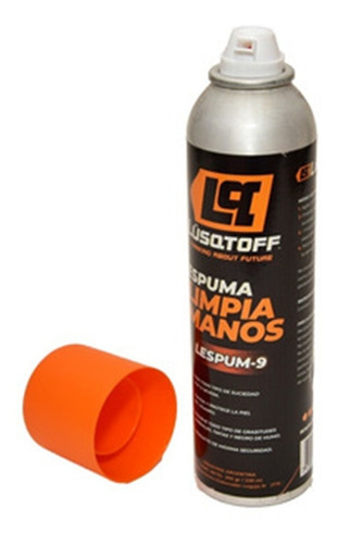 Espuma Limpia Manos Lusqtoff 230ml Grasitud Tinta Suciedad