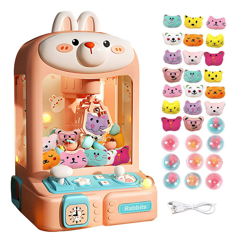 Mini Máquina De Garras Para Niños Juguete Peluche Con Sonido