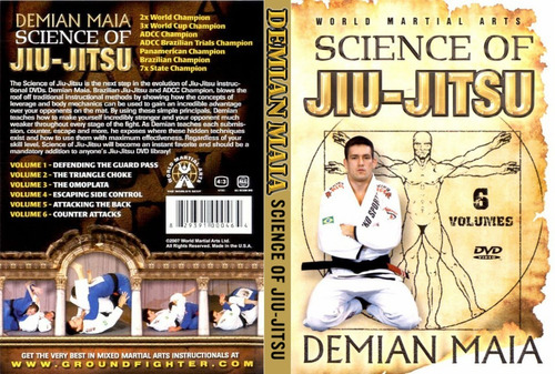 Demian Maia A Ciência Do Jiu-jitsu 6 Dvds Video Aula Qualid