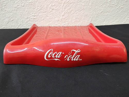 Charola Exhibidora Coca Cola Tradicional Roja Con Detalle