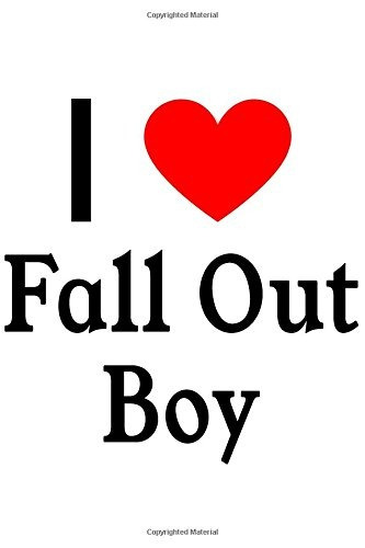 I Love Fall Out Boy Fall Out Boy Designer Notebook