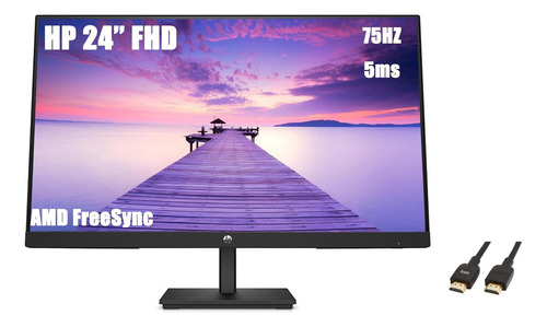 Hp 24 Fhd Va Monitor, Full Hd 1920 X 1080 Lcd Pantalla, Tiem