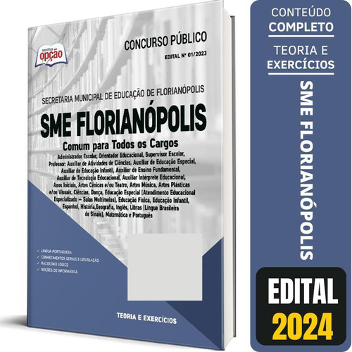 Apostila Sme Florianópolis Sc 2024 - Comum Os Cargos