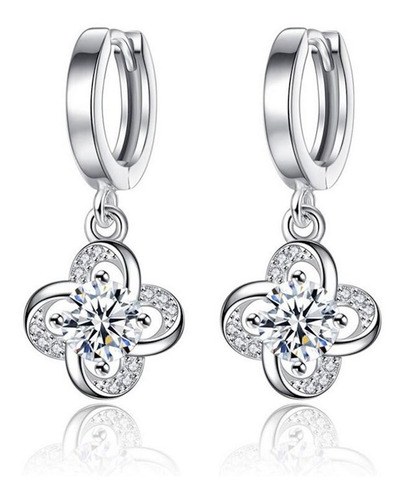 Pendientes Flores Plata 925 Joyería Mujer