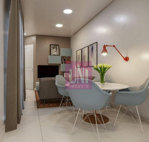 Imagem 3 de 7 de Cobertura Com 2 Dormitórios À Venda, 88 M² Por R$ 389.000,00 - Campestre - Santo André/sp - Co0822