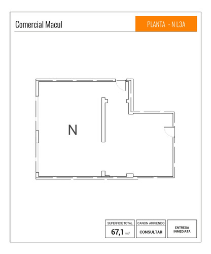 Almacenaje + Oficinas 67 M2 Entre P. Valdivia Y Macul