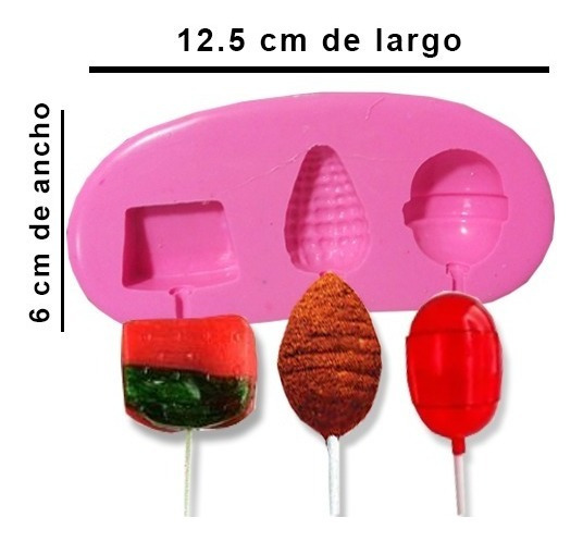 Molde De Silicón/ Fondant/ Paleta Sandía, Tutsip0p, Elote | MercadoLibre