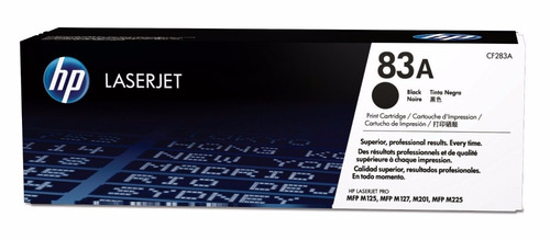 Imagem 1 de 1 de Cartucho De Toner Original Hp Cf283a 83a M125 M127 M201 M225