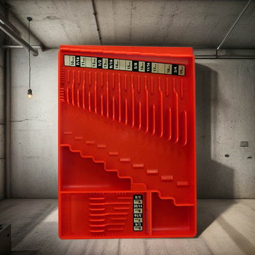 Tool Sorter Wrench Organizer Red
