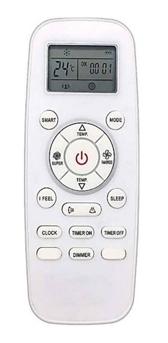 Control Remoto Aire Acondicionado Mhsh65wfo Mhsh35wfo Mhsh53