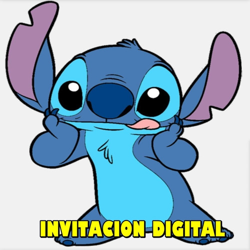 Invitación Digital Lilo Y Stitch Fiestas Eventos Whatsapp