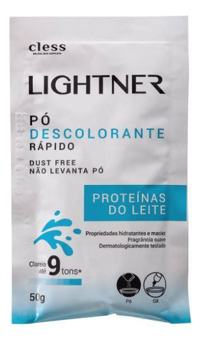  Pó Descolorante Lightner Cless 50g Dust Free Proteína Do