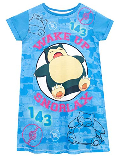 Camisón Pokémon Snorlax Para Niña