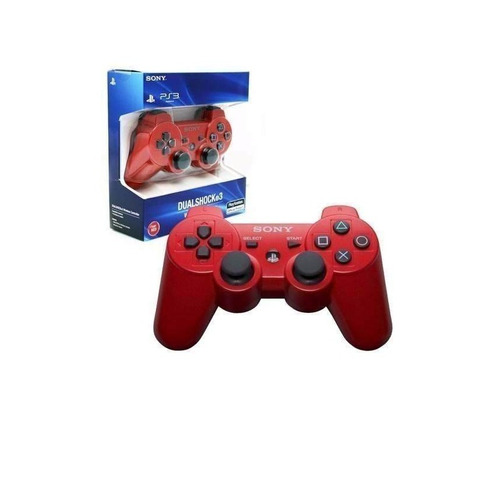 Control Inalambrico Dualshock3 Para Sony Ps3 Rojo