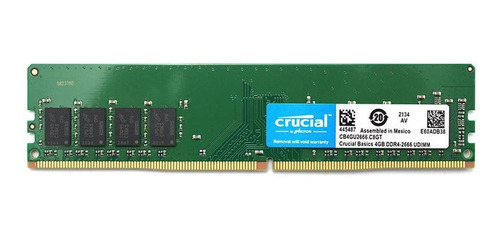 Memoria Para Desktop Ddr4 8gb 2666 Crucial Cb8gu2666