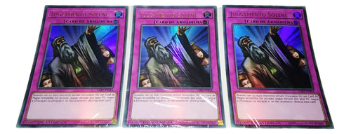 Yu-gi-oh! 3x Julgamento Solene Lart-pt014 Ultra Raras 