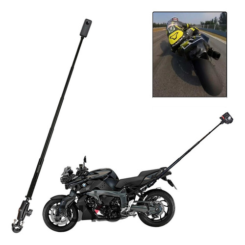 Imagen 1 de 8 de Selfie Stick Moto Gopro Dji Osmo Base Larga Soporte Go Pro