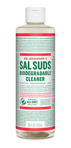 Jabón Liquido Dr Bronners Sal Suds  Biodegradable Castilla