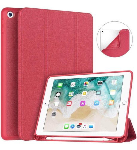 Funda Soke Para iPad 5ta/6ta Generacion De 9.7 Roja